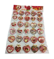 Валентинки «Сердечки» (набор 240 штук) (7×6 см) купить в интернет магазине подарков ПраздникШоп