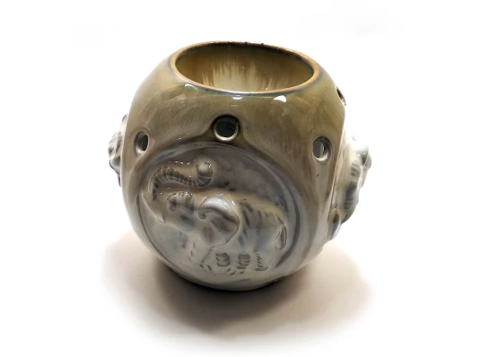 Аромалампа керамическая «Слоны» (11×9.5×9 см) купить в интернет магазине подарков ПраздникШоп