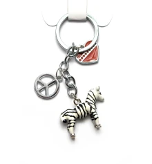Брелок (W) «Зебра» купить в интернет магазине подарков ПраздникШоп