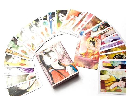 Карты игральные пластиковые «Восточные красавицы» (10×7.5×2.5 см) купить в интернет магазине подарков ПраздникШоп