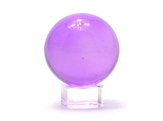 Шар хрустальный на подставке фиолетовый (5 см) купить в интернет магазине подарков ПраздникШоп