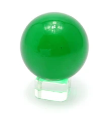 Шар хрустальный на подставке зеленый (5 см) купить в интернет магазине подарков ПраздникШоп