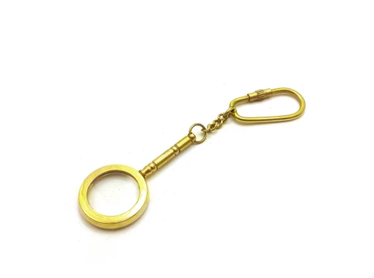 Брелок «Лупа» бронза купить в интернет магазине подарков ПраздникШоп