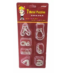 Головоломки (набор 7 шт.) (29×13.5×2 см) купить в интернет магазине подарков ПраздникШоп