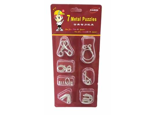 Головоломки (набор 7 шт.) (29×13.5×2 см) купить в интернет магазине подарков ПраздникШоп