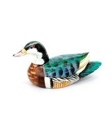 Утка деревянная расписная (11.5×5×6 см) купить в интернет магазине подарков ПраздникШоп