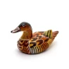Качка дерев'яна розписна (10.5×6×5 см)