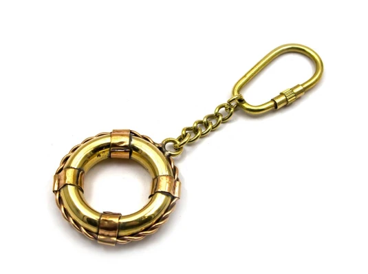 Брелок (N) «Спасательный круг» бронза (Индия) купить в интернет магазине подарков ПраздникШоп