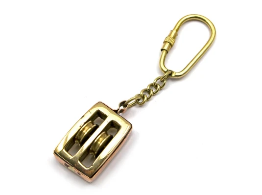 Брелок (N) «Морской блок» бронза (Индия) купить в интернет магазине подарков ПраздникШоп