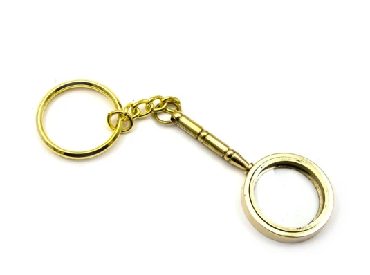 Брелок (N) «Лупа» бронза (Индия) купить в интернет магазине подарков ПраздникШоп