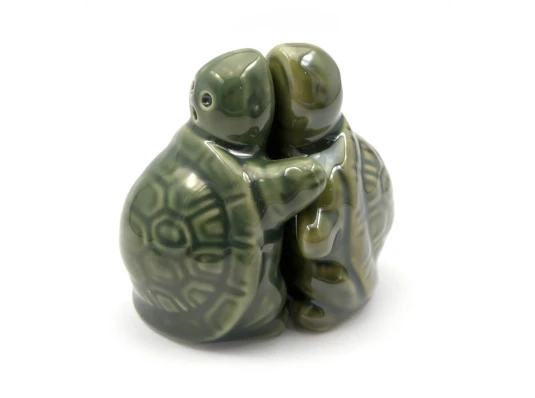 Солонка с перечницей «Черепахи» (7×7×5 см) купить в интернет магазине подарков ПраздникШоп