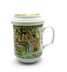 Чашка заварочная с ситом (330мл) (BFC75) «Гейши» (h-13 см купить в интернет магазине подарков ПраздникШоп