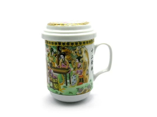 Чашка заварочная с ситом (330мл) (BFC75) «Гейши» (h-13 см купить в интернет магазине подарков ПраздникШоп