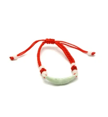 Браслет нефритовый «Дуга» купить в интернет магазине подарков ПраздникШоп