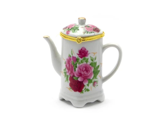 Футляр для зубочисток «Чайник» сердечко (9×8.5×5 см) купить в интернет магазине подарков ПраздникШоп