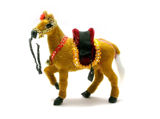 Лошадь мех (15×13×5) купить в интернет магазине подарков ПраздникШоп