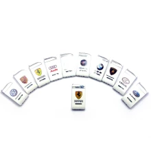 Зажигалка газовая турбо «Авто бренды» (6×3×0.6 см) купить в интернет магазине подарков ПраздникШоп