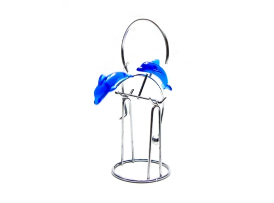 Маятник инерционный «Дельфины» (6×6×14 см) купить в интернет магазине подарков ПраздникШоп