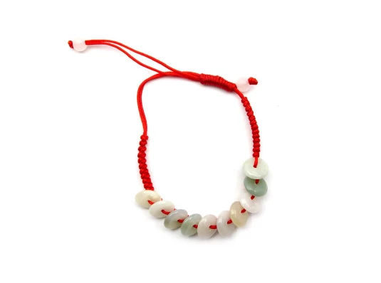 Браслет нефритовый «Монетки» купить в интернет магазине подарков ПраздникШоп
