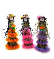 Кукла соломенная (22.5×5×5 см) купить в интернет магазине подарков ПраздникШоп