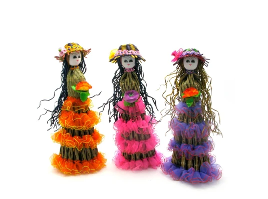 Кукла соломенная (22.5×5×5 см) купить в интернет магазине подарков ПраздникШоп