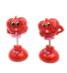 Фигурка «Сердечко на пружинке» (4 шт./уп) (8.5×4.5×4.5 см) купить в интернет магазине подарков ПраздникШоп