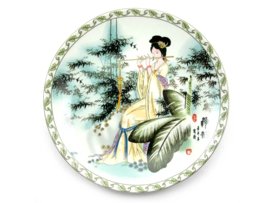 Тарелка настенная «Девушка с флейтой» (15 см)(6P174) (48 шт./ящ) купить в интернет магазине подарков ПраздникШоп