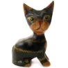 Статуетка дерев'яна «Кот» (10 см) (Індонезія)