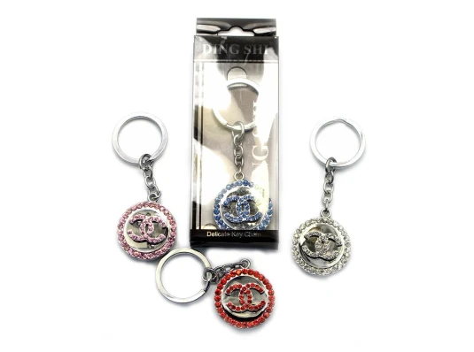 Брелок со стразами (Y) «Chanel» купить в интернет магазине подарков ПраздникШоп