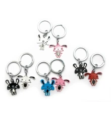 Брелоки для влюбленных (Q) «Зайчики» (12 шт./уп) купить в интернет магазине подарков ПраздникШоп