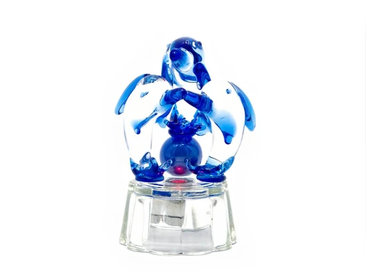 Дельфины 3 шт. хрустальные с подсветкой (7.5×6×4.5 см) купить в интернет магазине подарков ПраздникШоп