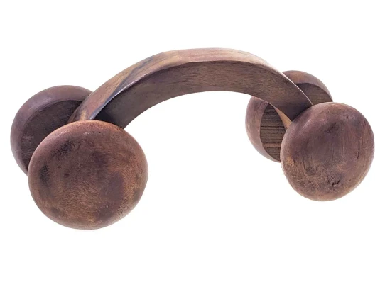 Массажер розовое дерево (4 колесика) (16×8×7 см) купить в интернет магазине подарков ПраздникШоп