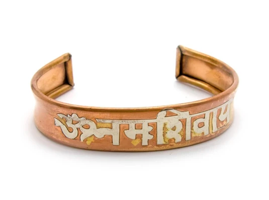 Браслет медный «Мантра» (18×0.5 см) купить в интернет магазине подарков ПраздникШоп