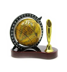Подставка под ручку с глобусом (9.5×8.5×5.5 см) купить в интернет магазине подарков ПраздникШоп