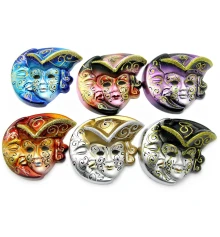 Маска керамическая «Венецианская ночь » (10 см) (6 шт./уп) купить в интернет магазине подарков ПраздникШоп