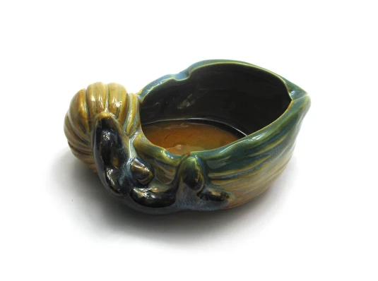 Пепельница керамическая «Ракушка» (12.5×9.5×5 см) купить в интернет магазине подарков ПраздникШоп