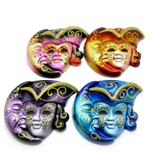 Маска керамическая «Венецианская ночь» (15×14×4.5 см) (уп/6 шт.) купить в интернет магазине подарков ПраздникШоп
