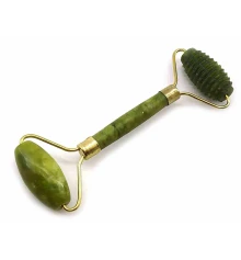 Массажер нефритовый двойной валик+ежик с ручкой в футляре (17×8.5×2 см) купить в интернет магазине подарков ПраздникШоп