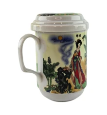 Чашка заварочная с ситом (330мл)(BFC77) (h-13 см купить в интернет магазине подарков ПраздникШоп