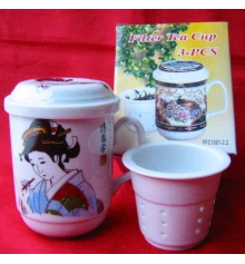 Чашка заварочная с ситом (230мл) (SFC41) «Гейша» (h-11 см купить в интернет магазине подарков ПраздникШоп