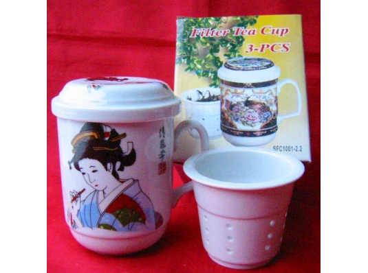 Чашка заварочная с ситом (230мл) (SFC41) «Гейша» (h-11 см купить в интернет магазине подарков ПраздникШоп