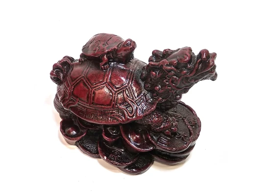 Черепаха-дракон каменная крошка коричневый (7×6×5.5 см) купить в интернет магазине подарков ПраздникШоп