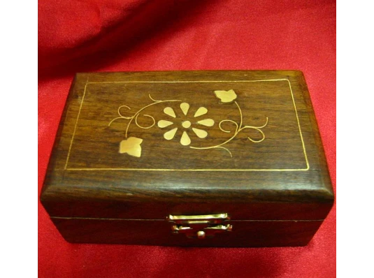 Шкатулка розовое дерево (10×6.3×4.5 см) (4«х 2.5») купить в интернет магазине подарков ПраздникШоп