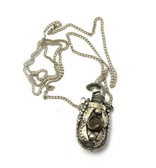 Аромакулон бронзовый с камнями (4×2.5×1.5 см) A купить в интернет магазине подарков ПраздникШоп