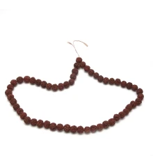 Четки из рудракши (44 см) (54 бусины) (бусина d-1.7 см) купить в интернет магазине подарков ПраздникШоп