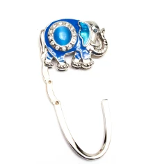 Сумкодержатель для женской сумочки «Слон-Замок» синий (7.5×5×1.5 см) купить в интернет магазине подарков ПраздникШоп