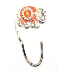 Сумкодержатель для женской сумочки «Слон-Замок» оранжевый (7.5×5×1.5 см) купить в интернет магазине подарков ПраздникШоп