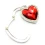 Сумкодержатель для женской сумочки «Сердечко» красное купить в интернет магазине подарков ПраздникШоп