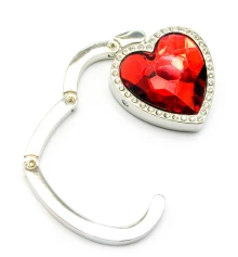 Сумкодержатель для женской сумочки «Сердечко» красное купить в интернет магазине подарков ПраздникШоп