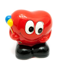 Копилка керамическая «Сердечко с воздушными шариками» (9.5×10×7 см) купить в интернет магазине подарков ПраздникШоп